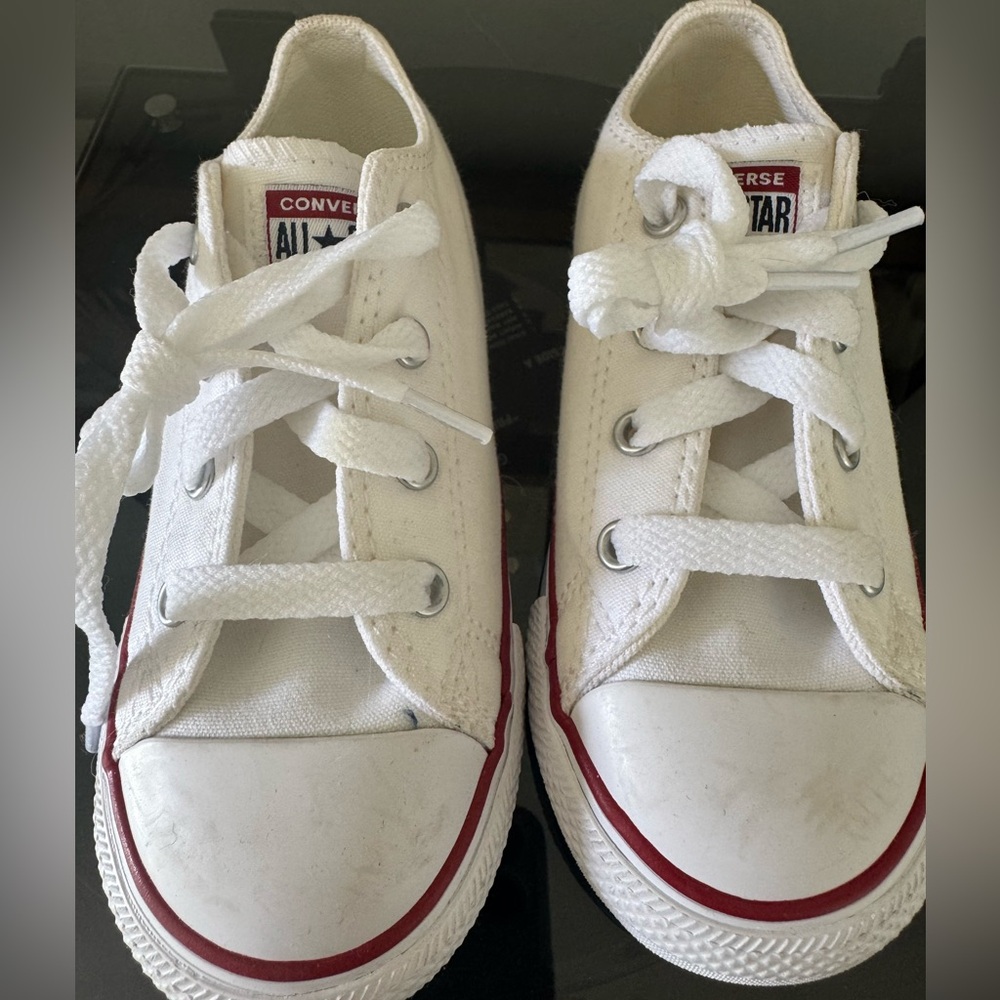 Classic Converse White Kids Sneakers